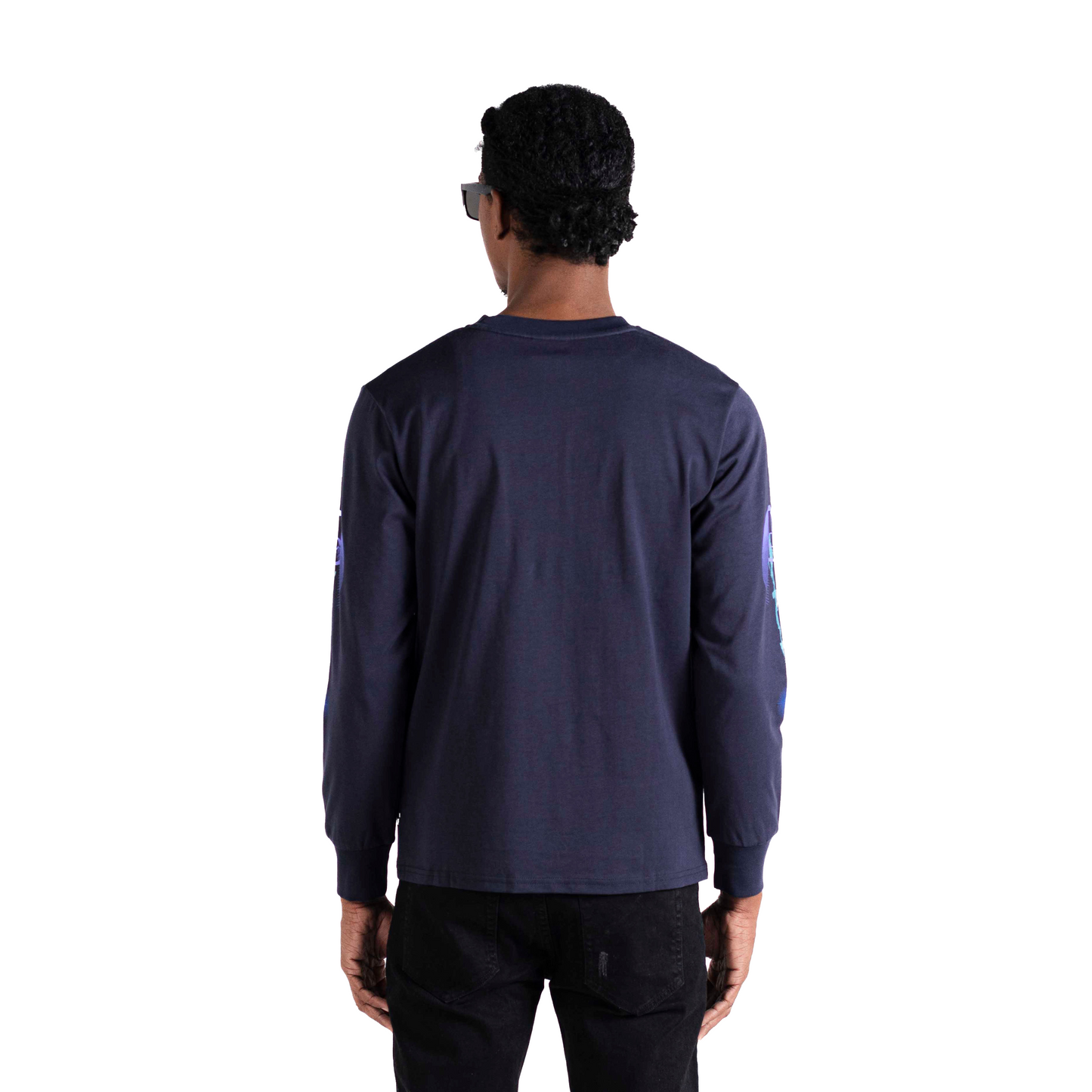 Cybergirl Long Sleeve Shirt - Dark Blue