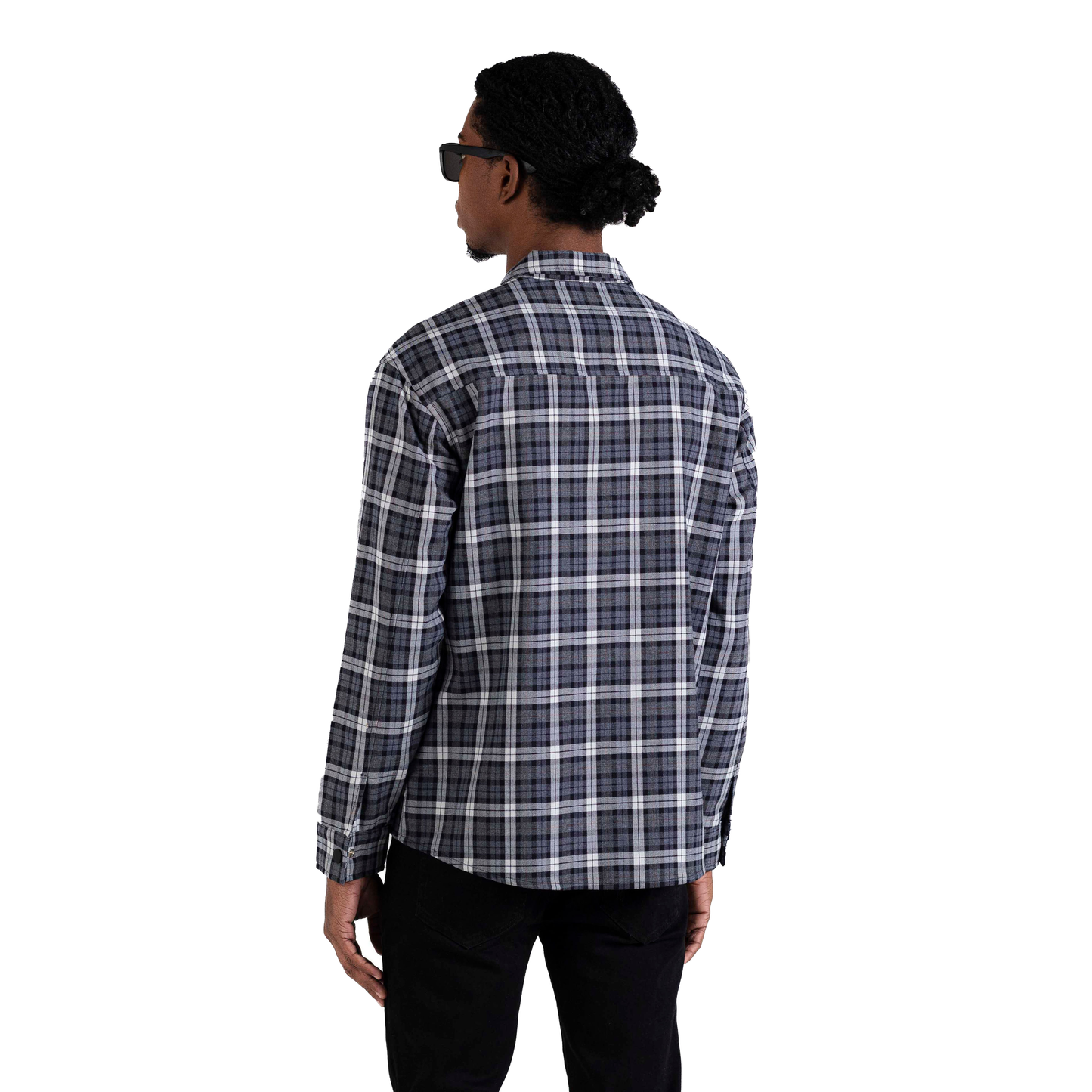 Plaid Zip Up Flannel Shirt