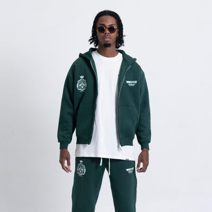 Creators’ Club Zip Up Hoodie Set - Racing Green