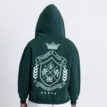 Creators’ Club Zip Up Hoodie Set - Racing Green