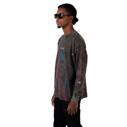 Starstruck Long Sleeve Shirt - Vintage Grey