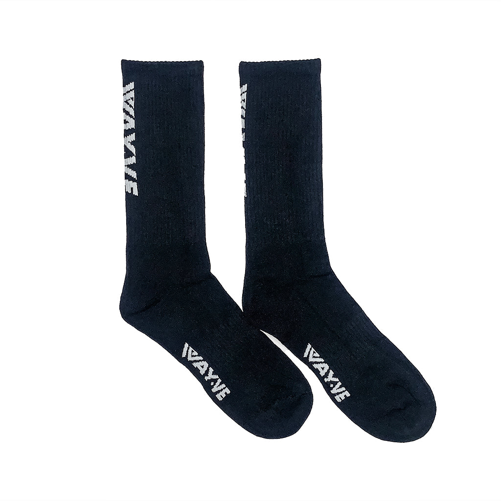 Wayve OG Logo Socks - Black